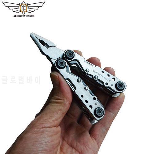 Multi Tool Mini Folding Pliers Wire Cutter Screwdriver Knife Opener Portable Outdoor Stainless Steel Pliers