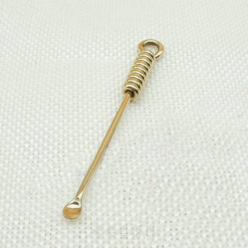 Vintage Brass Earwax Spoon Outdoor Small Tool EDC Ear Pick