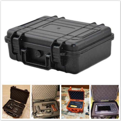 ABS Plastic Safety Case Waterproof Shockproof Tool Case Portable Safety Equipment Instrument Case Storage Box with Sponge