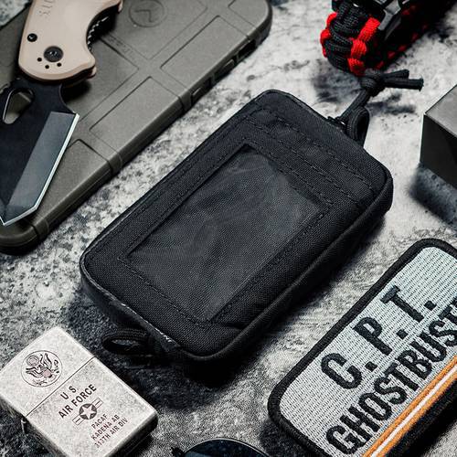 OneTigris Waterproof EDC Pouch Portable Key Change Purse Wallet Travel Kit Coin Mini Purse & Card Slots And Waterproof Zippers