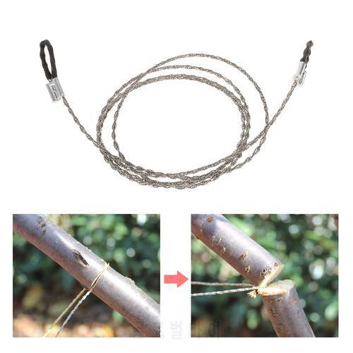 Outdoor Stainless Steel Wire Saw Ring Scroll Cutter Saw Emergency Survival Gear Tool Hiking Hunting Climbing Camping Equipment