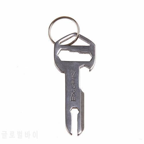 EDC Gear Stainless Steel Multi-tool Portable Keychain Wrench Bottle Opener Outdoor Camping Multi Tools
