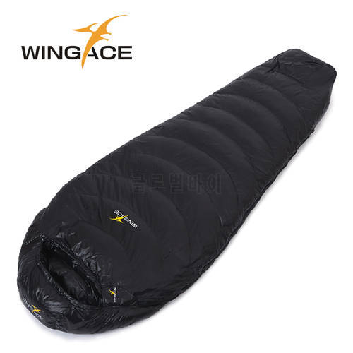 Fill 2500G 3000G 3500G feather sleeping bag winter hiking Duck down outdoor Camping Travel Waterproof mummy Adult Sleep Bag