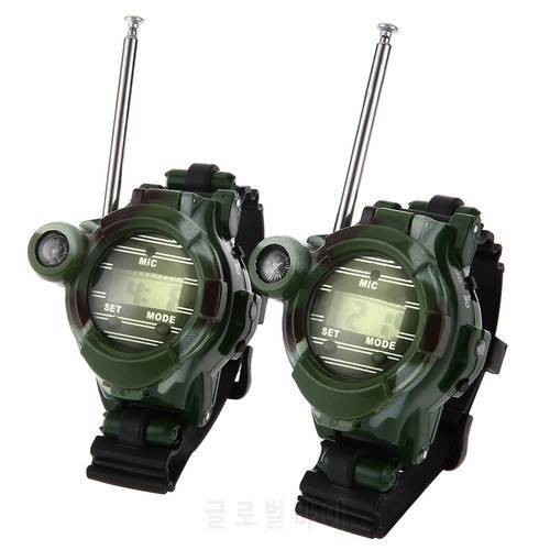 Portable Ourdoor 7 in 1 Walkie Talkie Camo Style with Night Light Looking Glass Suitable for Camping Hiking Outdoor Tool