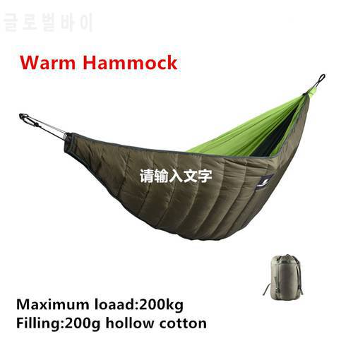 Outdoor Winter Warm Sleeping Bag Hammock Underquilt Sleeping Bag Warmer Under Quilt Blanket for Outdoor Camping hiking