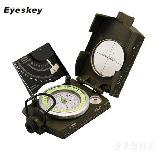 Mulitifunctional Eyeskey Survival Military Compass Camping Hiking Compass Geological Compass Digital Compass Camping Equipment