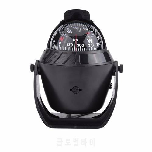 High Accurate Compass ABS Plastic Electronic Navigation Pivoting Compass Outdoor Camping Hiking Sailling Compass with LED Light