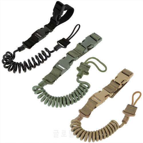 H908 Outdoor military fans multi-functional tactical lanyard / safety rope / anti-lost/spring wear elastic key ring/lanyard/EDC