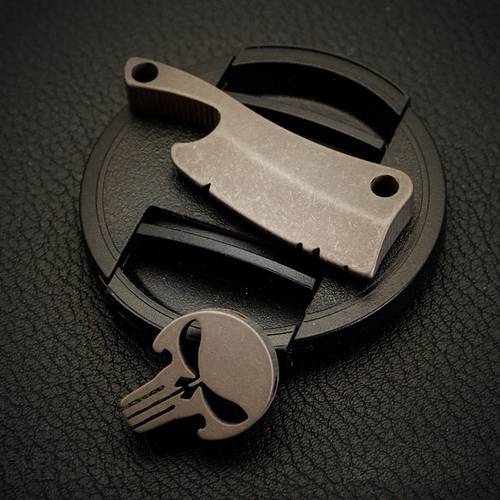 New EDC Outdoor Pocket Titanium Alloy Knife Beads Personality Creative Umbrella Rope Accessories Multi-function Bottle Opener