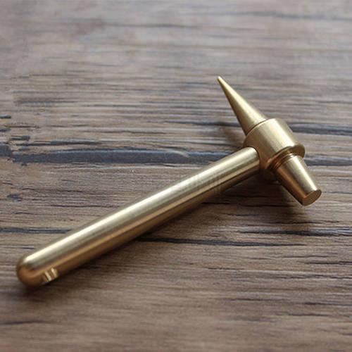 HOT High Quality Mini Copper Hammer Brass Hand Knife Beads Key Chain Small Hammer EDC Pendant Zipper Head EDC Multi Tools