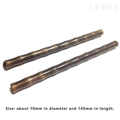 Bronze Handmade Pen Bamboo Pencil Tactical Brass Pen Self-defense Signature Pen Pocket Multi Tools Outdoor Gear Gift