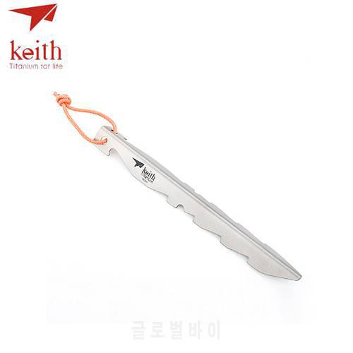 2pcs/ Lot Keith Portable Titanium Tent Stakes Tents Pegs Outdoor Accessories