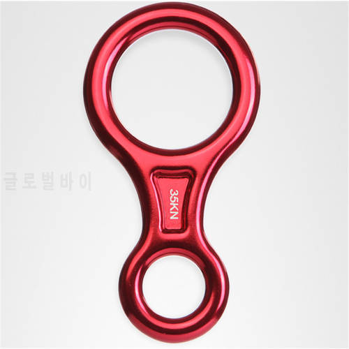 Device Escape Device 35KN climbing carabiner Slow down Outdoor rock climbing tools eight 8 word style ring protector