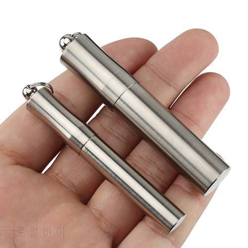 S/L Titanium Alloy Pocket Tools Toothpick Holder Ultralight Portable Pill Case Container For Travel