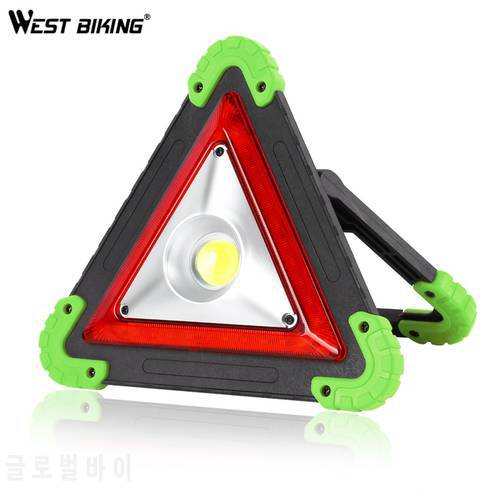 WEST BIKING 800 LM Camping Light Spotlight Work LED USB Rechargeable Warning Light For Hunting Camping Lantern Outdoor Tools