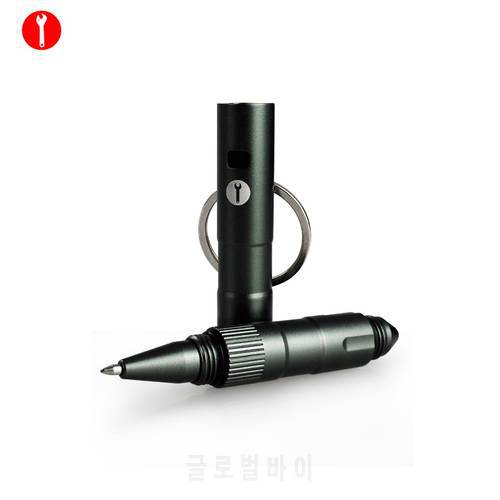 3in 1Tactical Pen EDC Tungsten Steel Pen Multi Tools with Whistle Survival Broken Window Portable Pen