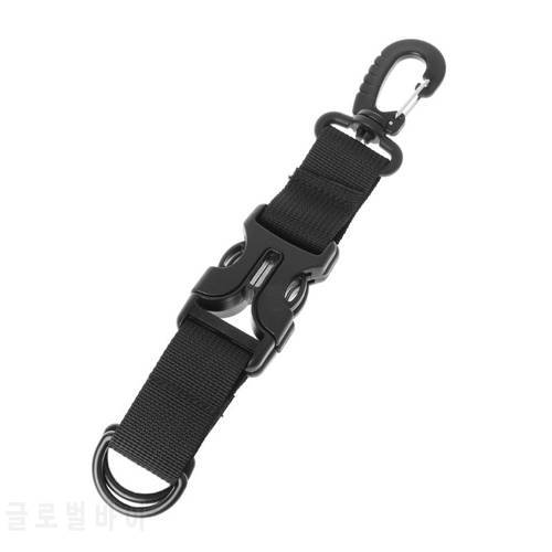 Outdoor EDC Tactical Keychain Webbing Backpack Clip Carabiner Buckle Hook W20