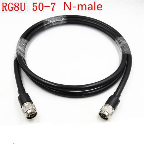 Good Quality RG8U 50-7 Coaxial cable with N-male/PL259 connector 20-7m RG8/U for base station/WLN gateway/Mobile radio antenna