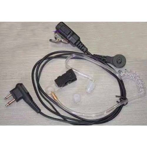 2 WIRE SURVEILLANCE EARPIECE HEADSET MIC FOR MOTOROLA Mag One BPR40 EP450 AU1200 CP200 CP250 PR400 CLS RADIO RADIO