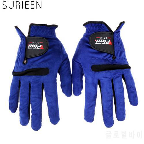 1pc Golf Sports Mens Man Right and Left Hand Golf Gloves Sweat Absorbent Microfiber Cloth Soft Breathable Abrasion Male Gloves