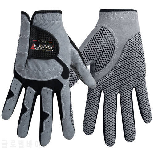 Pack 1 Pcs Men&39s Golf Glove Micro Fiber Soft Left /Right Golf Glove Anti-Skidding Non Slip Particles Breathable Golf Gloves