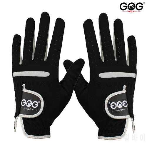 GOG golf gloves for men black soft fabric Breathable outdoor sports golf ball glove left hand right hand non slip 1pcs