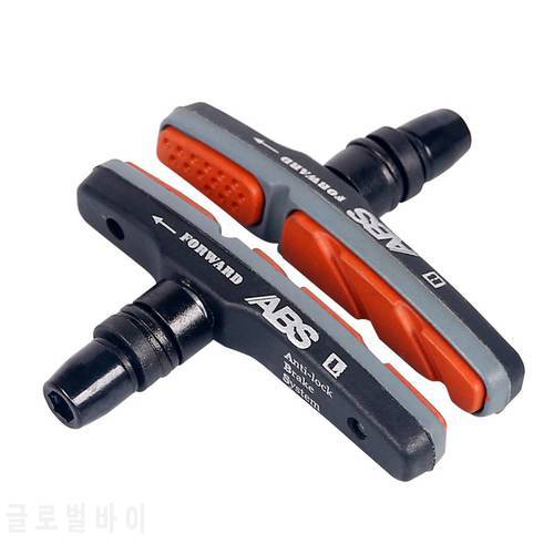 Deemount MTB V-Brake Pads Mechanical Linear Pull Brakes Dual Compound Composition All-Weather Bicycle Brake Blocks