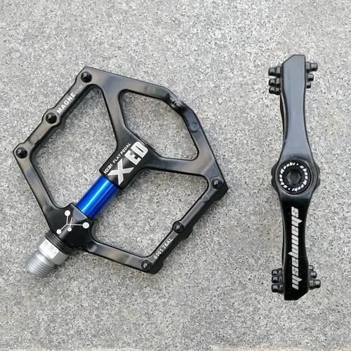 2019 New Bike Pedals MTB Road Bicycle Pedals Magnesium alloy Platform Bearing Ultralight Cycling Bike Pedals 8 colors optional