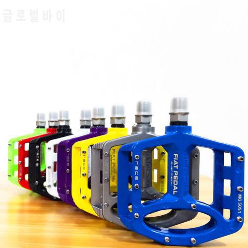 Magnesium alloy Road Bike Pedals Ultralight MTB Bearing Bicycle Pedal Bike Parts Accessories 8 color optional