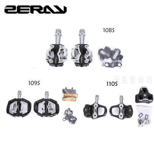 ZERAY ZP-108S109S110S bicycle road bike mountain bike clipless pedal self-locking pedal SPD compatible pedal bicycle parts cheap
