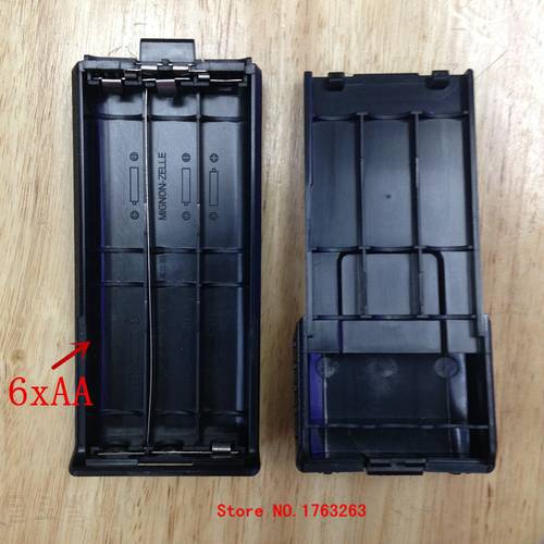 honghuismart battery case shell box 6 AA for baofeng bf uv5r,uv5re tonfa tf uv985,tyt th f8 etc walkie talkie two way radio