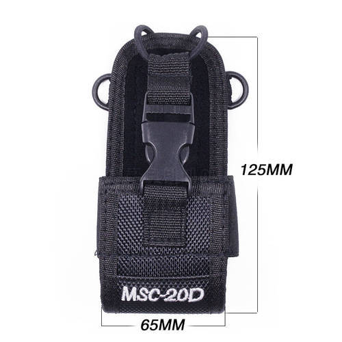 MSC-20D Nylon Multi-Function Pouch Bag Holster Carry Case for BaoFeng UV-5R BF-888S UV-82 TYT Mototrola Walkie Talkie