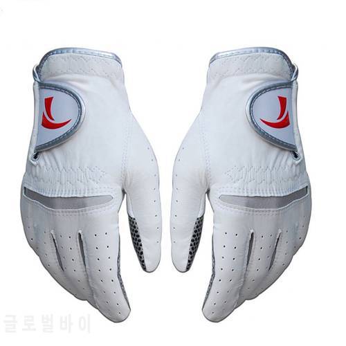 1Pcs Golf Gloves Mens Leather Breathable Non-Slip Wear-Resistant Sunscreen Sport Golf Gloves Accessories For Male D0635