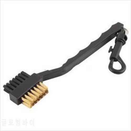 Golf Training Aids 2 Sideds Brass Wires Nylon Golf Club Brush Groove Ball Cleaner Kit Tool Golf Ball Cleaner Cleaning Kit