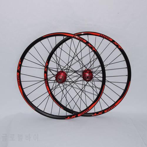 MTB Bike 4 Sealed Bearings Wheels Aluminum Alloy Mountain Bicycle Double Rim Wheelset Rims