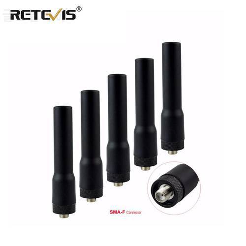 5pcs New Retevis RT20 SMA-F Female Antenna VHF UHF For Baofeng UV5R 888S For Kenwood For Retevis RT5R H777 RT5 Accessories C9004
