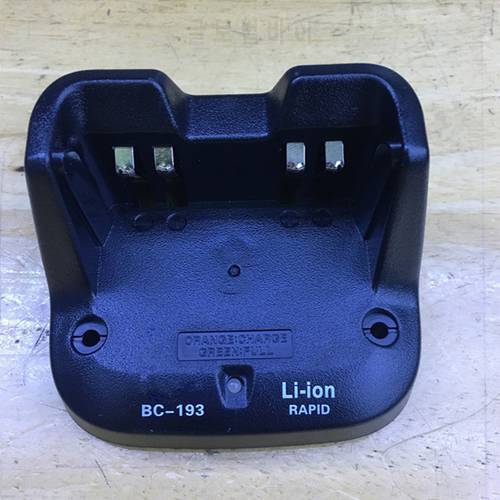 Only base top desk charger BC-193 for ICOM IC-F3003 F3002 F4001 F3101 V80 V8E etc walkie talkie for BP265 Li-ion battery