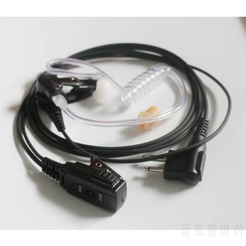 10x 2-pin Surveillance FBI Earpiece Headset VOX PTT Mic For Motorola TN446 XTN500 XTN600 XV1100 XV2100 AXV5100 GP88 GP300 Radio