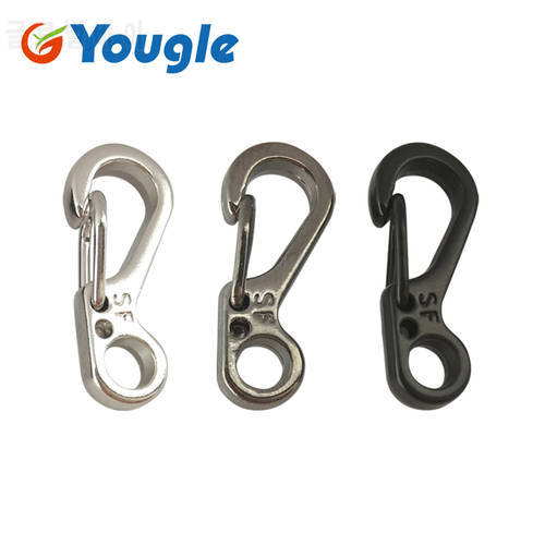 10 PCS/LOT EDC Keychain Spring Clasps Climbing Carabiners Camping Bottle Hooks Paracord Tactical Survival Gear outdoor Tools