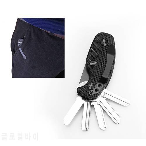 EDC Gear Keychain Gadgets Inteligentes Holder Folder Clamp Pocket Multi tool Small Tools Collection
