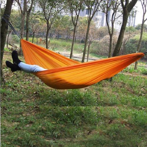 Ultra light summer outdoor camping hammock double hammock Outdoor leisure parachute cloth