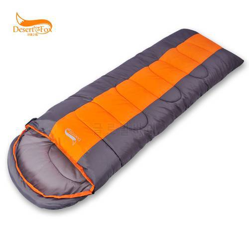 1.8kg Desert Fox outdoor sleeping bag envelope adult spring and winter sleeping bag Can be spliced Temperature scale -9~0~5C