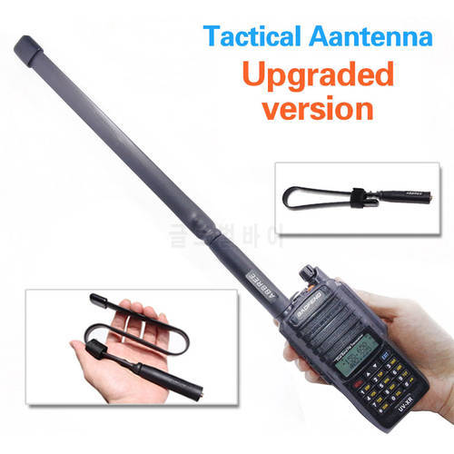 BAOFENG & ABBREE Army Game Foldable Tactical Outdoor Dual Band VHF/UHF 144/430MHz Antenna For Baofeng UV-9R Pro UV-XR UV-9R Plus
