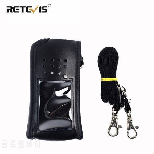 Walkie Talkie Holster Leather Carrying Holder Case For TYT MD380 MD-380 MD 380 Retevis RT3 RT3S DMR Digital Radio Accessories