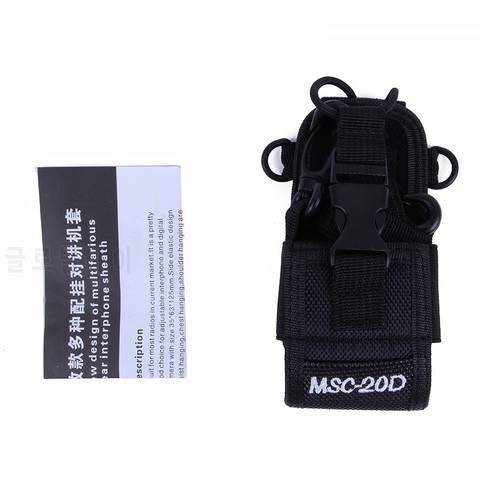 MSC-20D Nylon Multi-Function Pouch Bag Holster Carry Case For BaoFeng ForMototrola Walkie Talkie Hot Sale