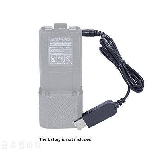 Baofeng USB Charger Cable for BaoFeng UV-5R BL-5L 3800mAh High Capacity Battery