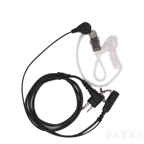 2Pcs Air Acoustic tube earpiece with PTT for Motorola CP140 EP450 PR400 CP200 CP150 DP1400 CP160 GP3688 TC-610 TC-620 TC-508