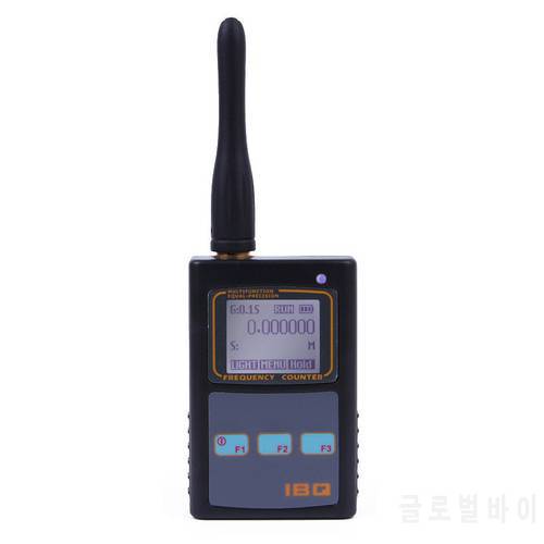 IBQ102 Handheld Digital Frequency Counter Meter Wide Range 10Hz-2.6GHz for Baofeng Yaesu Kenwood Radio Portable Frequency Meter
