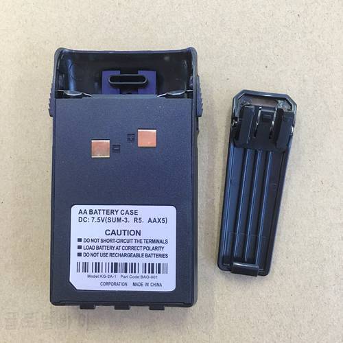 honghuismart Battery case 5XAA with belt clip for Wouxun KG-UVD1P,KG669P 679P 639P 689P 839 KG-UV6D etc walkie talkie KG-2A-1
