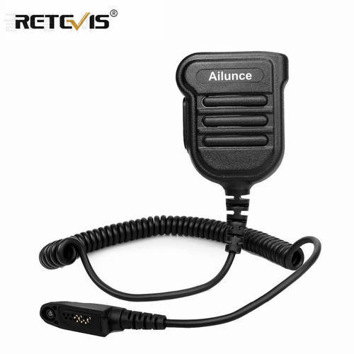 New Upgraded H103ML IP55 Speaker Microphone with 3.5mm Earphone Jack for Ailunce HD1/RT82/RT87/RT29/RT83/RT648/RT48/RT647 J9131K